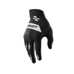 Shot, HANDSKAR RACE, VUXEN, XL, SVART