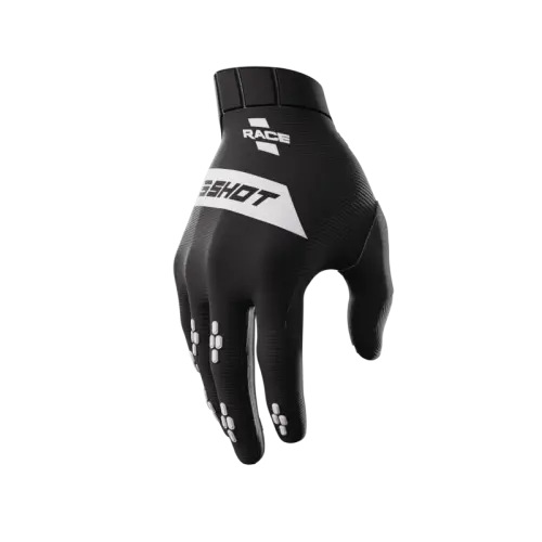 Shot, HANDSKAR RACE BLACK, VUXEN, XL