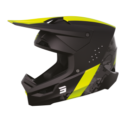 Shot, HJÄLM RACE CAMO, MIPS, NEON YELLOW MATT, VUXEN, M