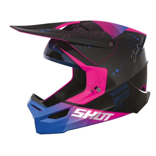 Shot, HJÄLM FURIOUS KID MATRIX PURPLE GLOSSY, BARN, L Shot, HJÄLM FURIOUS KID MATRIX PURPLE GLOSSY, BARN, L