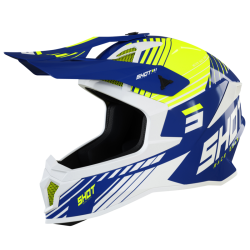 Shot, HJÄLM LITE FURY NAVY NEON YELLOW GLOSSY, VUXEN, XL Shot, HJÄLM LITE FURY NAVY NEON YELLOW GLOSSY, VUXEN, XL