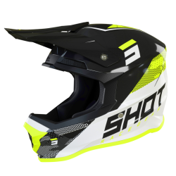 Shot, HJÄLM FURIOUS CAMO NEON YELLOW GLOSSY, VUXEN, M