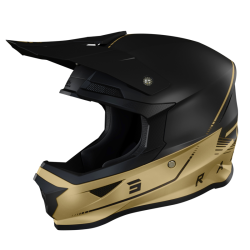 Shot, HJÄLM FURIOUS RAW 3.0 BLACK GOLD MATT, VUXEN, XS