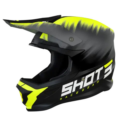 Shot, HJÄLM FURIOUS VERSUS NEON YELLOW MATT, VUXEN, XS Shot, HJÄLM FURIOUS VERSUS NEON YELLOW MATT, VUXEN, XS