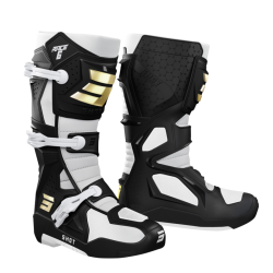 Shot, STÖVLAR RACE 6, VUXEN, 45, SVART VIT GULD