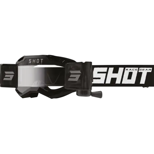 Shot, GLASÖGON ASSAULT 2.0 SOLID BLACK ROLL-OFF, VUXEN Shot, GLASÖGON ASSAULT 2.0 SOLID BLACK ROLL-OFF, VUXEN