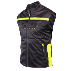 Shot, JACKA BODYWARMER LITE 2.0, VUXEN, XL, NEON SVART GUL