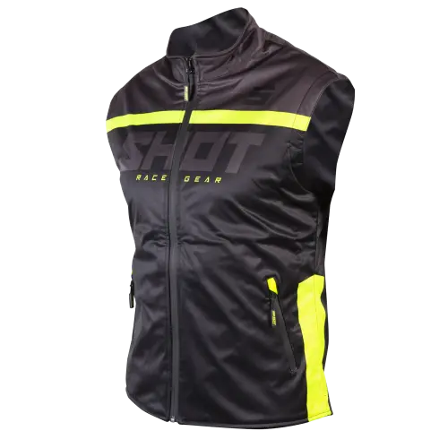 Shot, JACKA BODYWARMER LITE 2.0, VUXEN, XXL, NEON SVART GUL Shot, JACKA BODYWARMER LITE 2.0, VUXEN, XXL, NEON SVART GUL