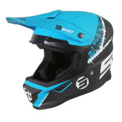 Shot, HJÄLM FURIOUS STORM MATT, VUXEN, M, CYAN BLÅ