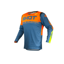 Shot, Tröja TRUST, VUXEN, L, BLÅ NEON ORANGE