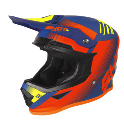 Shot, FURIOUS TRUST, VUXEN, L, BLÅ NEON ORANGE GUL MATT