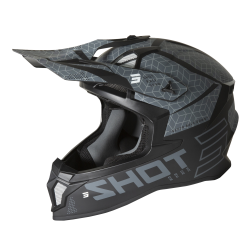 Shot, HJÄLM LITE CORE BLACK MATT, VUXEN, XL, SVART GRÅ