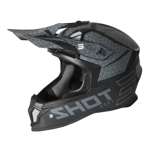Shot, HJÄLM LITE CORE BLACK MATT, VUXEN, XL, SVART GRÅ Shot, HJÄLM LITE CORE BLACK MATT, VUXEN, XL, SVART GRÅ
