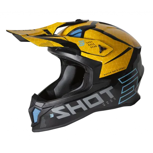 Shot, HJÄLM LITE CORE GLOSSY, VUXEN, XL, SVART GUL Shot, HJÄLM LITE CORE GLOSSY, VUXEN, XL, SVART GUL