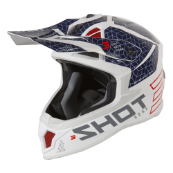 Shot, HJÄLM LITE CORE GLOSSY, VUXEN, XS, RÖD BLÅ