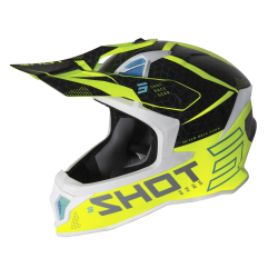 Shot, HJÄLM LITE CORE GLOSSY, VUXEN, L, NEON GUL