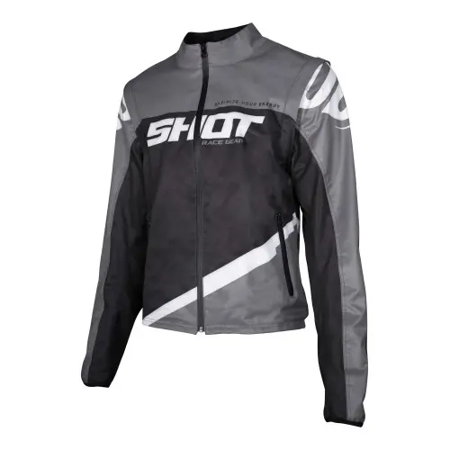 Shot, Jacka SOFTSHELL LITE, VUXEN, M, GRÅ SVART Shot, Jacka SOFTSHELL LITE, VUXEN, M, GRÅ SVART