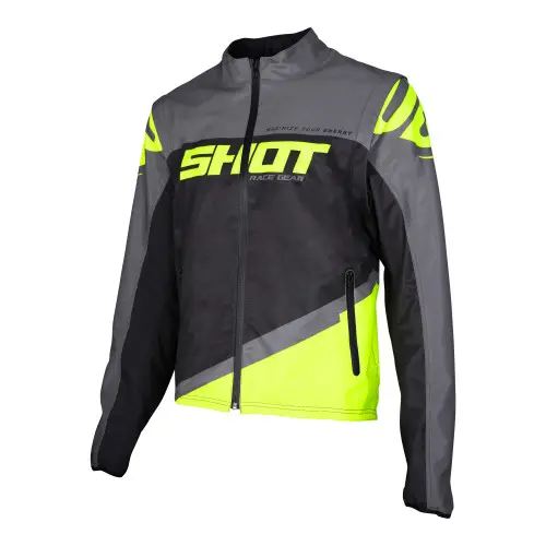 Shot, Jacka SOFTSHELL LITE, VUXEN, M, GRÅ NEON GUL Shot, Jacka SOFTSHELL LITE, VUXEN, M, GRÅ NEON GUL