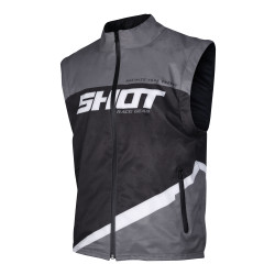 Shot, Jacka BODYWARMER LITE, VUXEN, M, GRÅ SVART