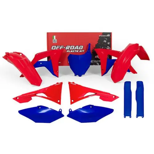 Rtech, Plastkit, RÖD BLÅ, Honda 17-18 CRF450R, 18 CRF250R Rtech, Plastkit, RÖD BLÅ, Honda 17-18 CRF450R, 18 CRF250R