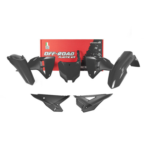 Rtech, Plastkit, SVART, Honda 25 CRF450R, 26 CRF450R, 25-26 CRF250R Rtech, Plastkit, SVART, Honda 25 CRF450R, 26 CRF450R, 25-26 CRF250R