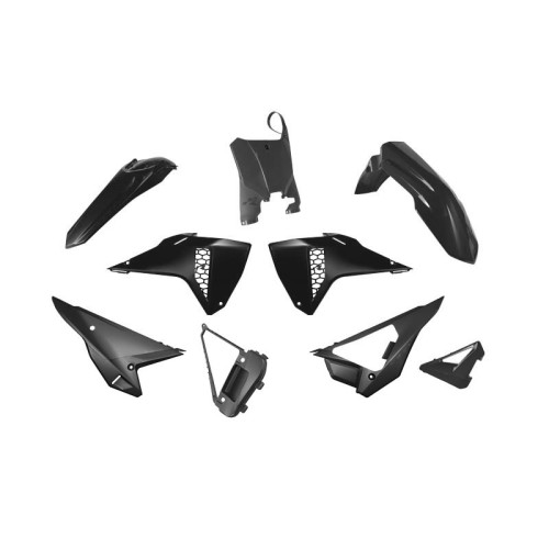 Rtech, Plastkit, SVART, Honda 25 CRF450R, 25 CRF250R Rtech, Plastkit, SVART, Honda 25 CRF450R, 25 CRF250R