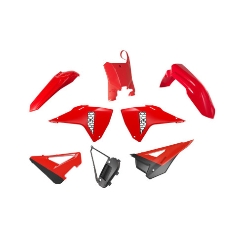 Rtech, Plastkit, O.E.M RÖD, Honda 25 CRF450R, 25 CRF250R Rtech, Plastkit, O.E.M RÖD, Honda 25 CRF450R, 25 CRF250R