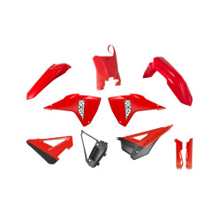Rtech, Plastkit, Revolution, SVART RÖD, Honda 25 CRF450R, 25 CRF250R Rtech, Plastkit, Revolution, SVART RÖD, Honda 25 CRF450R, 25 CRF250R