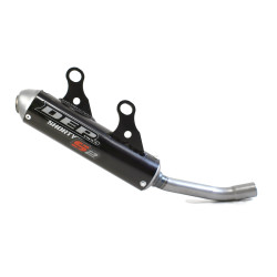 DEP, Ljuddämpare SHORTY Svart, Yamaha 22-25 YZ125