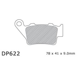 DP Brakes, Bromsbelägg, BAK, KTM 94-03 250 EXC, 03 250 EXC-F, 94-02 250 SX, 94-03 125 EXC/125 SX/300 EXC, 95-96 400 LC4, Husqvarna 05 SM-R 450, 03-04 TC 450, 03-05 TE 450, 96-03 CR 250, 03-13 TE 250, 96-13 WR 250, 95-98 TE 350, 06-08 125 SMS, 10 125 SMS/W