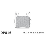 DP Brakes, Bromsbelägg, BAK, Yamaha 02-26 YZ85, 19-26 YZ65, 93-01 YZ80