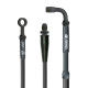 Venhill, Bromsslang fram, FRAM, CARBON SVART, TRIUMPH 25 TF 450-X, 24-25 TF 250-X Venhill, Bromsslang fram, FRAM, CARBON SVART, TRIUMPH 25 TF 450-X, 24-25 TF 250-X