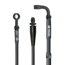 Venhill, Kopplingsslang, CARBON SVART, KTM 24-27 65 SX, Husqvarna 24-25 TC 65, 26 TC 65, GasGas 24 MC 65, 26 MC 65, 25 MC 65