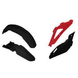 Rtech, Plastkit, SVART, Husqvarna 08-10 TC 450/TE 450/TC 510/TE 510, 08 TC 250, 08-09 TE 250, 09-10 TE 310 Rtech, Plastkit, SVART, Husqvarna 08-10 TC 450/TE 450/TC 510/TE 510, 08 TC 250, 08-09 TE 250, 09-10 TE 310