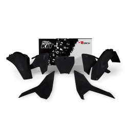 Rtech, Plastkit, SVART, Husqvarna 16-18 FC 450, 16-18 FC 250, 17-18 TC 250/TC 300, 16-18 FC 350, 16-18 TC 125 Rtech, Plastkit, SVART, Husqvarna 16-18 FC 450, 16-18 FC 250, 17-18 TC 250/TC 300, 16-18 FC 350, 16-18 TC 125