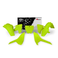 Rtech, Plastkit, NEON GUL, Husqvarna 16-18 FC 450, 16-18 FC 250, 17-18 TC 250/TC 300, 16-18 FC 350, 16-18 TC 125 Rtech, Plastkit, NEON GUL, Husqvarna 16-18 FC 450, 16-18 FC 250, 17-18 TC 250/TC 300, 16-18 FC 350, 16-18 TC 125