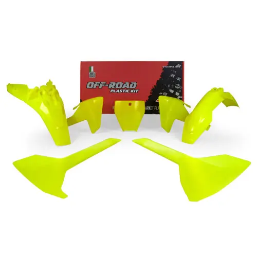 Rtech, Plastkit, NEON GUL, Husqvarna 20-24 TC 85, 18-19 TC 85 (17/14)/TC 85 (19/16) Rtech, Plastkit, NEON GUL, Husqvarna 20-24 TC 85, 18-19 TC 85 (17/14)/TC 85 (19/16)
