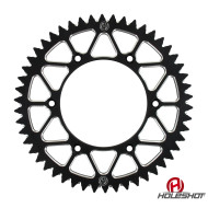 Holeshot, Bakdrev Alu, 520, 48, SVART, Kawasaki 07-16 KLX450, 19-26 KX450, 06-18 KX450F, 24-26 KX450X, 91-94 KDX250, 87-08 KX250, 19-26 KX250, 04-18 KX250F, 24-26 KX250X, 85-08 KX125, 86-03 KDX200, 97-03 KDX220, 87-03 KX500, Suzuki 04-06 RM-Z250