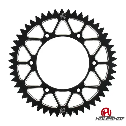 Holeshot, Bakdrev Alu, 520, 50, SVART, KTM 03-23 450 EXC-F, 03-25 450 SX-F, 03-17 250 EXC, 18-22 250 EXC TPI/300 EXC TPI, 23 250 EXC/150 EXC/300 EXC, 03-23 250 EXC-F, 90-25 250 SX, 03-25 250 SX-F, 10-23 350 EXC-F, 10-25 350 SX-F, 91-16 125 EXC, 91-25 125