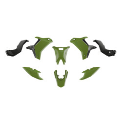 Rtech, Plastkit Revolution, SVART GRÖN, Yamaha 25-26 TÉNÉRÉ 700