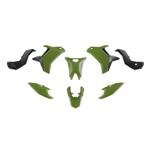 Rtech, Plastkit Revolution, SVART GRÖN, Yamaha 25-26 TÉNÉRÉ 700