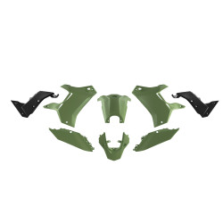 Rtech, Plastkit Revolution, SVART GRÖN, Yamaha 19-24 TÉNÉRÉ 700 Rtech, Plastkit Revolution, SVART GRÖN, Yamaha 19-24 TÉNÉRÉ 700