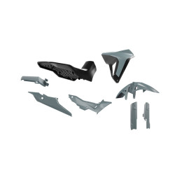 Rtech, Plastkit Revolution, SVART GRÅ, Honda 23-25 XL750 TRANSALP Rtech, Plastkit Revolution, SVART GRÅ, Honda 23-25 XL750 TRANSALP
