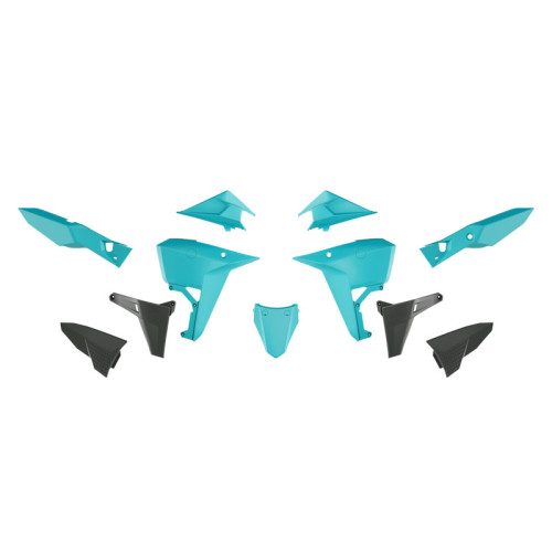 Rtech, Plastkit, Revolution, CYAN MINT BLÅ, KOVE 24-26 Rally 800/X PRO 800