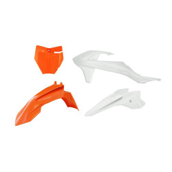 Rtech, Plastkit, VIT ORANGE, KTM 16-23 50 SX, 20-24 SX-E 5