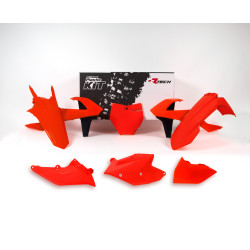 Rtech, Plastkit, NEON ORANGE, KTM 16-18 450 SX-F, 17-18 250 SX, 16-18 250 SX-F, 16-18 350 SX-F, 16-18 125 SX/150 SX