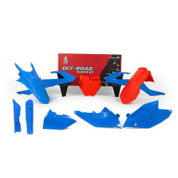Rtech, Plastkit, ORANGE BLÅ, KTM 16-18 450 SX-F, 17-18 250 SX, 16-18 250 SX-F, 16-18 350 SX-F, 16-18 125 SX/150 SX Rtech, Plastkit, ORANGE BLÅ, KTM 16-18 450 SX-F, 17-18 250 SX, 16-18 250 SX-F, 16-18 350 SX-F, 16-18 125 SX/150 SX