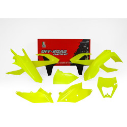Rtech, Plastkit, NEON GUL, KTM 17-19 450 EXC-F, 18-19 250 EXC TPI/300 EXC TPI, 17 250 EXC/300 EXC, 17-19 250 EXC-F, 17-19 350 EXC-F, 17-19 125 XC-W/150 XC-W/500 EXC-F Rtech, Plastkit, NEON GUL, KTM 17-19 450 EXC-F, 18-19 250 EXC TPI/300 EXC TPI, 17 250 EXC/300 EXC, 17-19 250 EXC-F, 17-19 350 EXC-F, 17-19 125 XC-W/150 XC-W/500 EXC-F