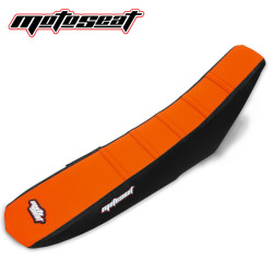 Moto Seat, Ribbat Överdrag, ORANGE SVART, KTM 09-15 65 SX Moto Seat, Ribbat Överdrag, ORANGE SVART, KTM 09-15 65 SX