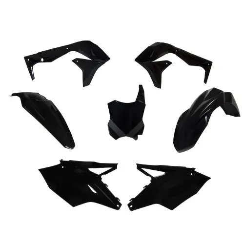 Rtech, Plastkit, SVART, Kawasaki 16-18 KX450F Rtech, Plastkit, SVART, Kawasaki 16-18 KX450F